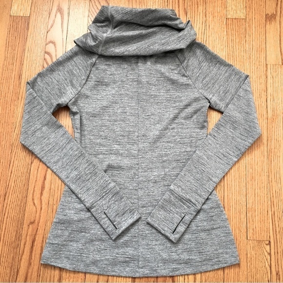 Spyder Grey Cowl Neck Pullover Athletic Sweatshirt - Picture 4 of 12